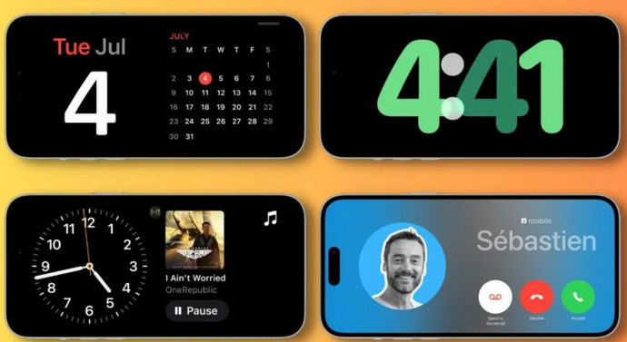 姚安苹果手机维修分享iOS17横屏充电待机显示有什么好处 