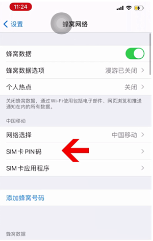 姚安苹果14维修网分享如何给iPhone14的SIM卡设置密码 